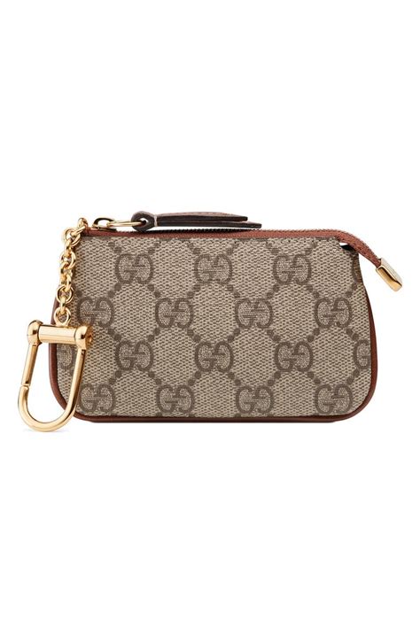 gucci men's keychain|gucci key case pouch.